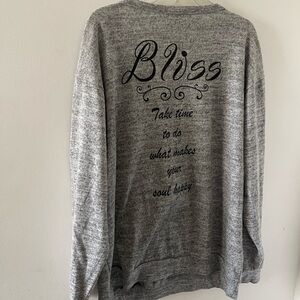 Light gray large long sleeve